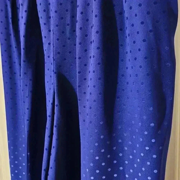 Sleek Royal Blue/Purple Satin 2 Piece Pantsuit - Golden Girls - Picture 6 of 11